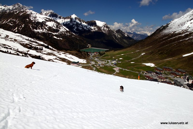 auf der Drei Seen Piste