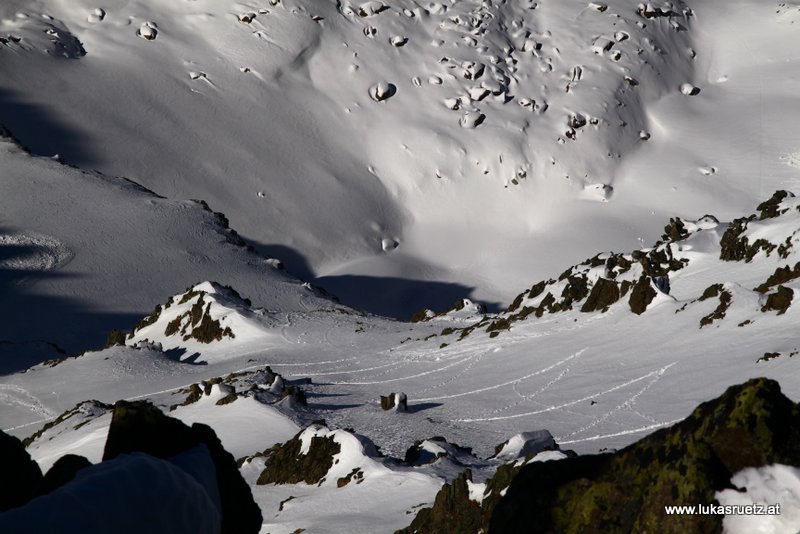 Blick zum zweiten Aufstieg.