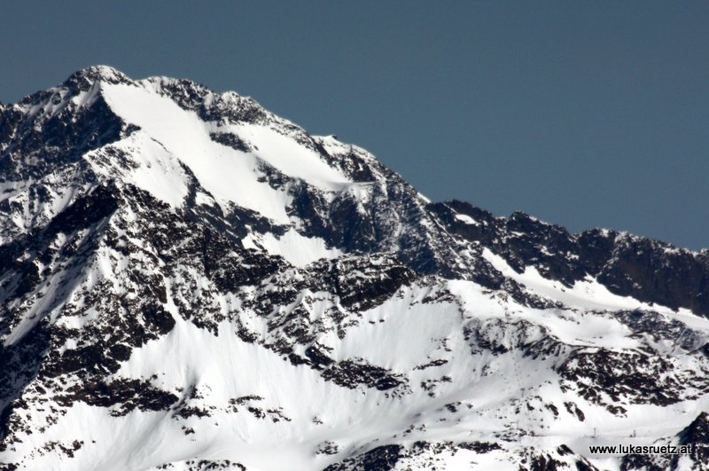 Ruderhofspitze, links vorgelagert Stubaier Wildspitze
