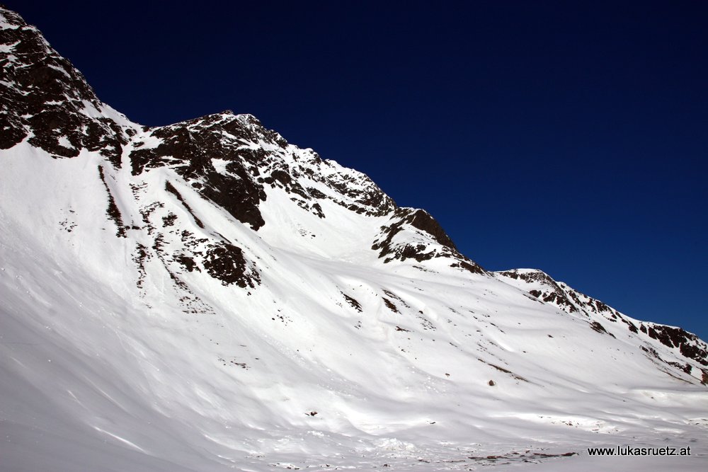 Blick zurück vom Auffellpunkt