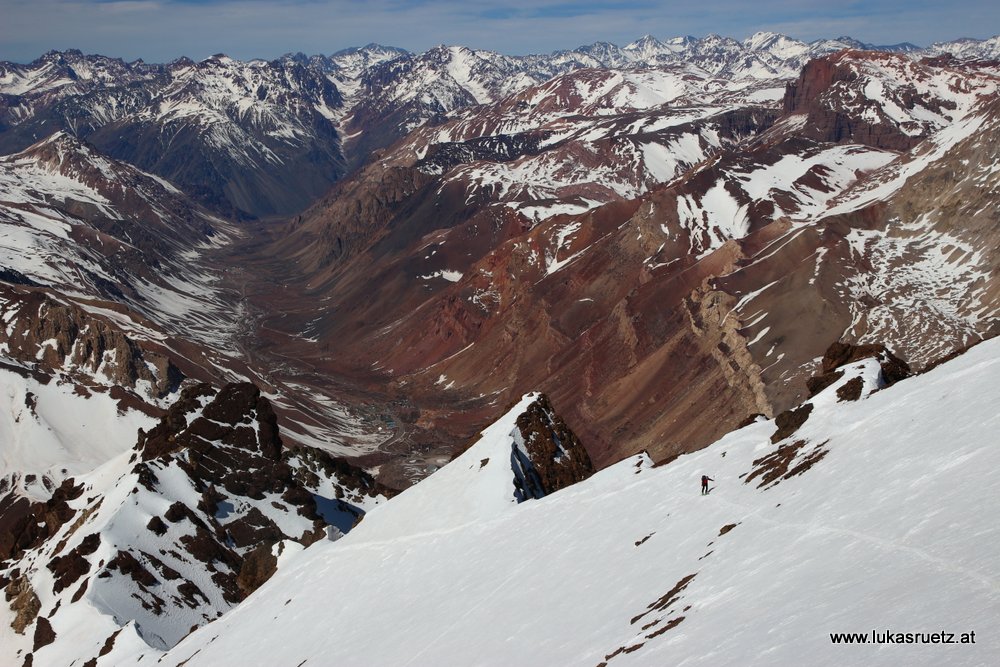 klassische Winterlandschaft zwischen Mendoza und Santiago