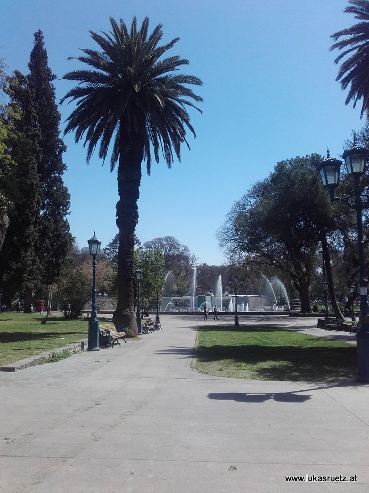 zwei Tage später in Mendoza bei +29°C