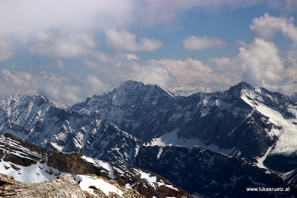 Bettelwurf und Speckkarspitze aus ungewohntem Blickwinkel