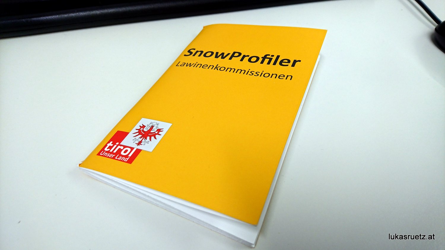 SnowProfiler – Büchlein zur Aufzeichnung von Schneeprofilen