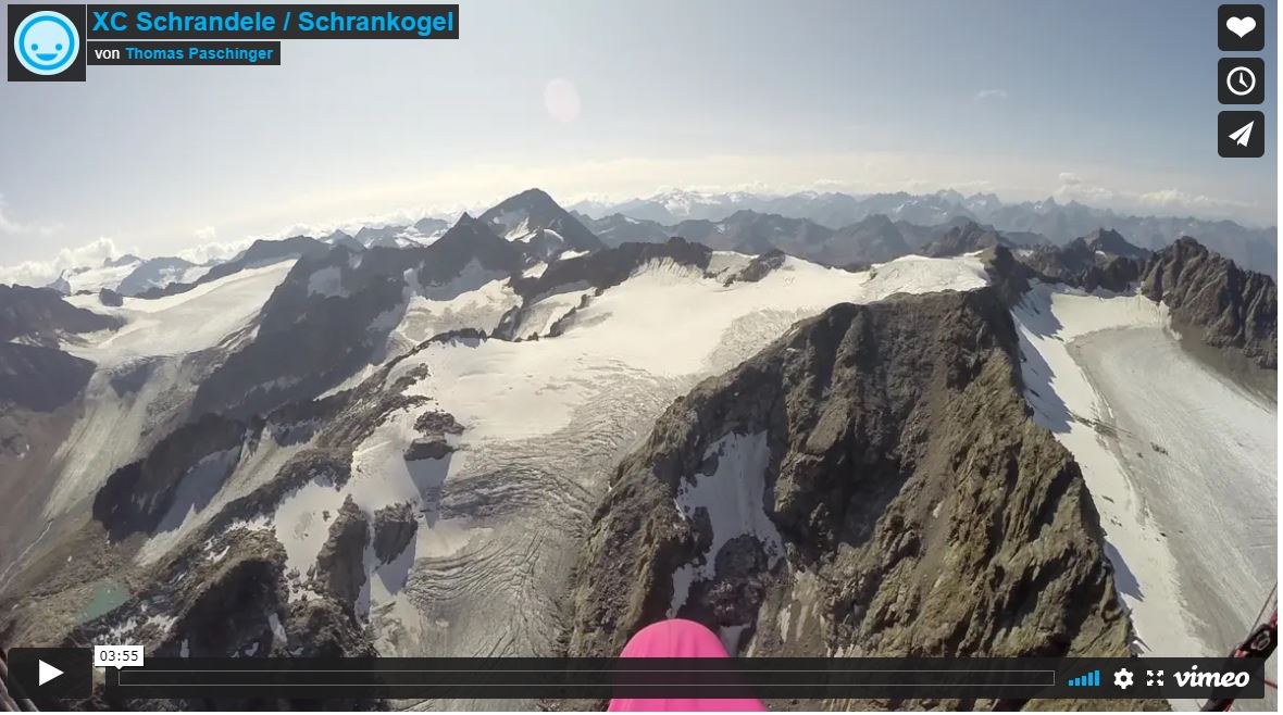 Streckenflug über die Alpeiner und Lüsener Berge Thomas Paschinger hat wieder zugeschlagen