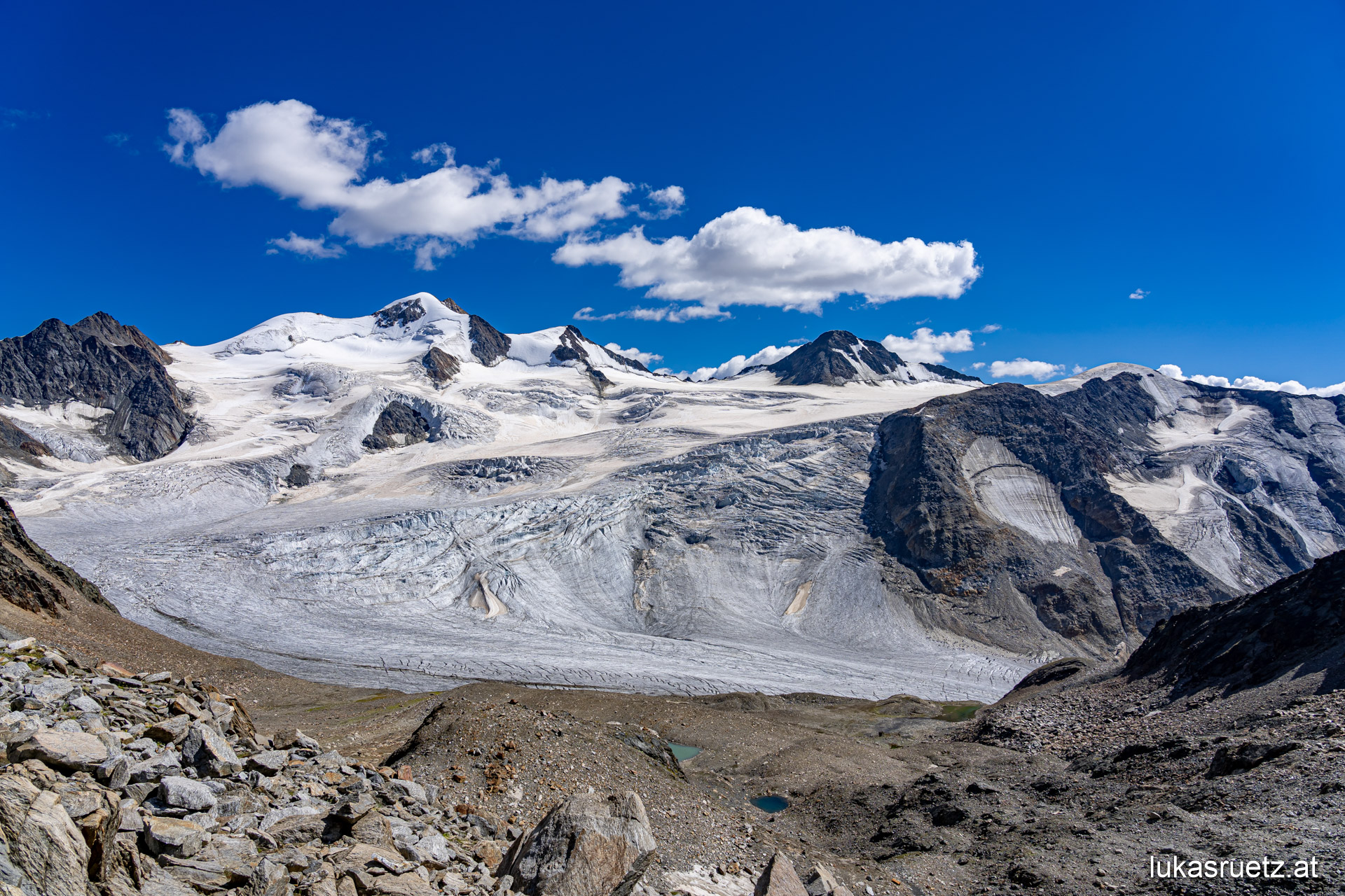 04.08.2022 | Hinterer Brunnenkogel, 3445 m | über Pitztaler Gletschersteig – Taschachtal