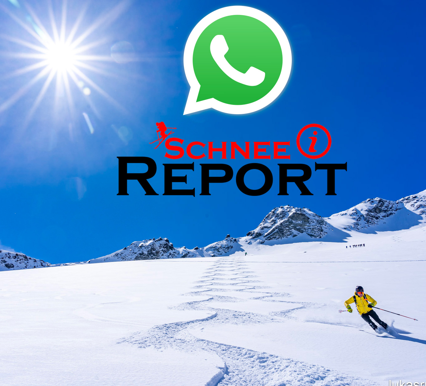 SchneeReport als WhatsApp-Kanal – gleich abonnieren immer am aktuellen Stand der Schnee-Lawinensituation in Kühtai und im Sellraintal